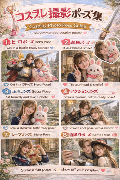 コスプレポーズ集１