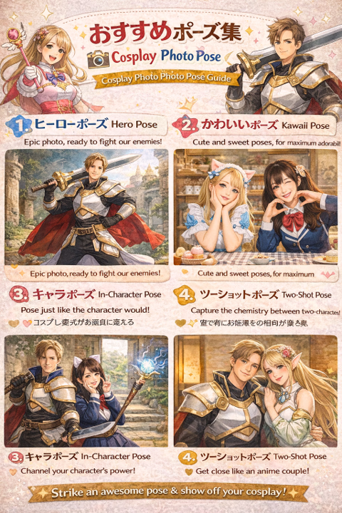 コスプレポーズ集２